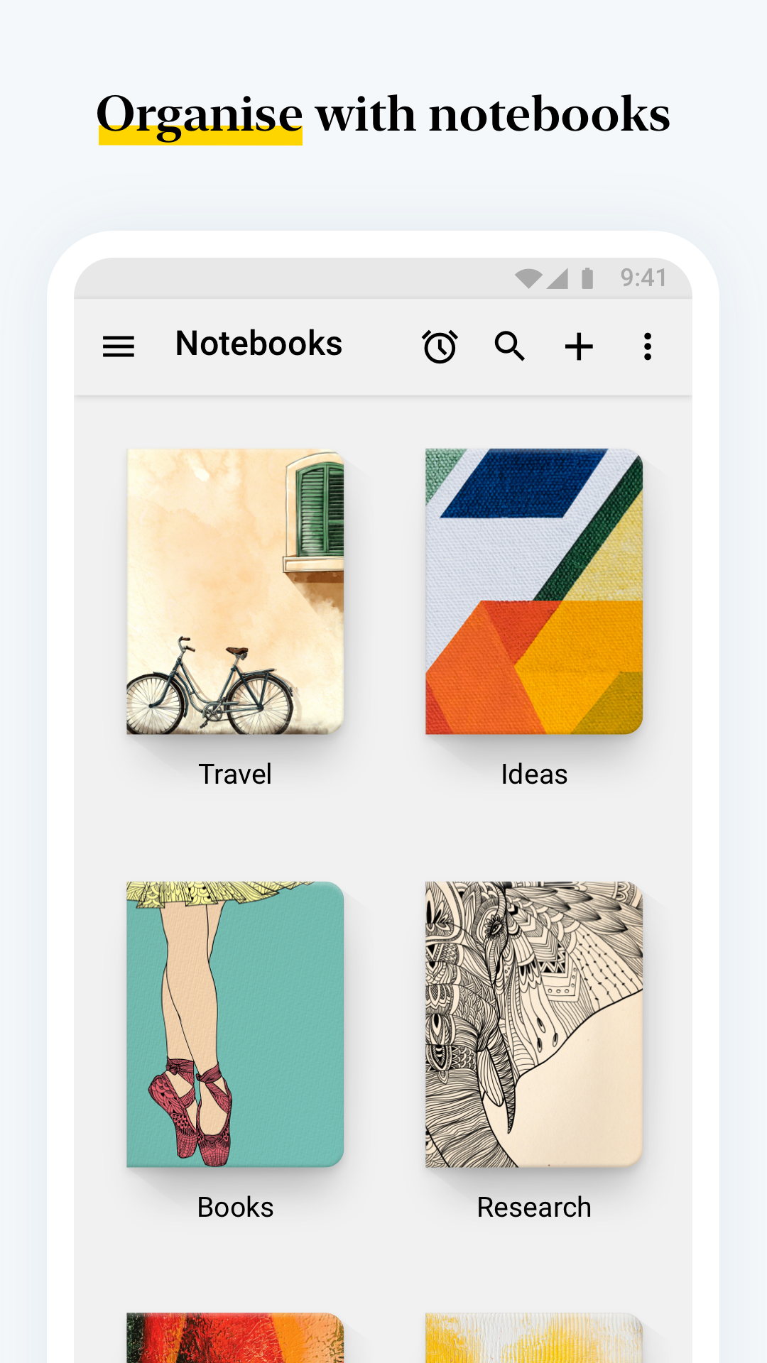 اسکرین شات 5 برنامه Notebook – Notes, Tasks, Lists