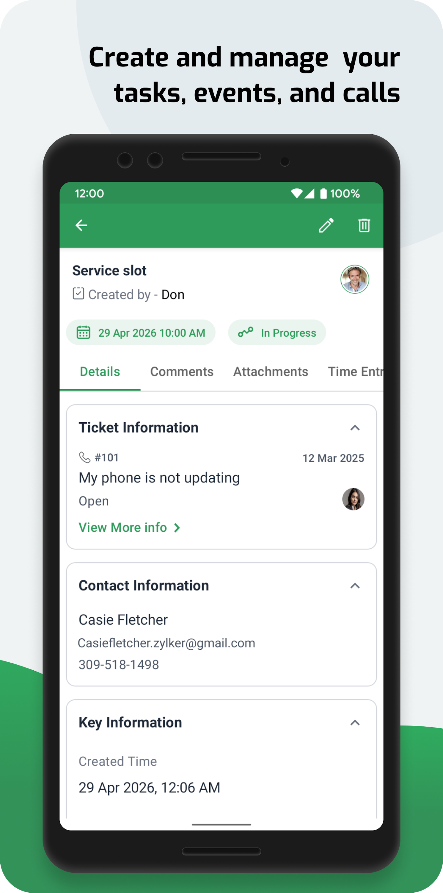 اسکرین شات 6 برنامه Zoho Desk