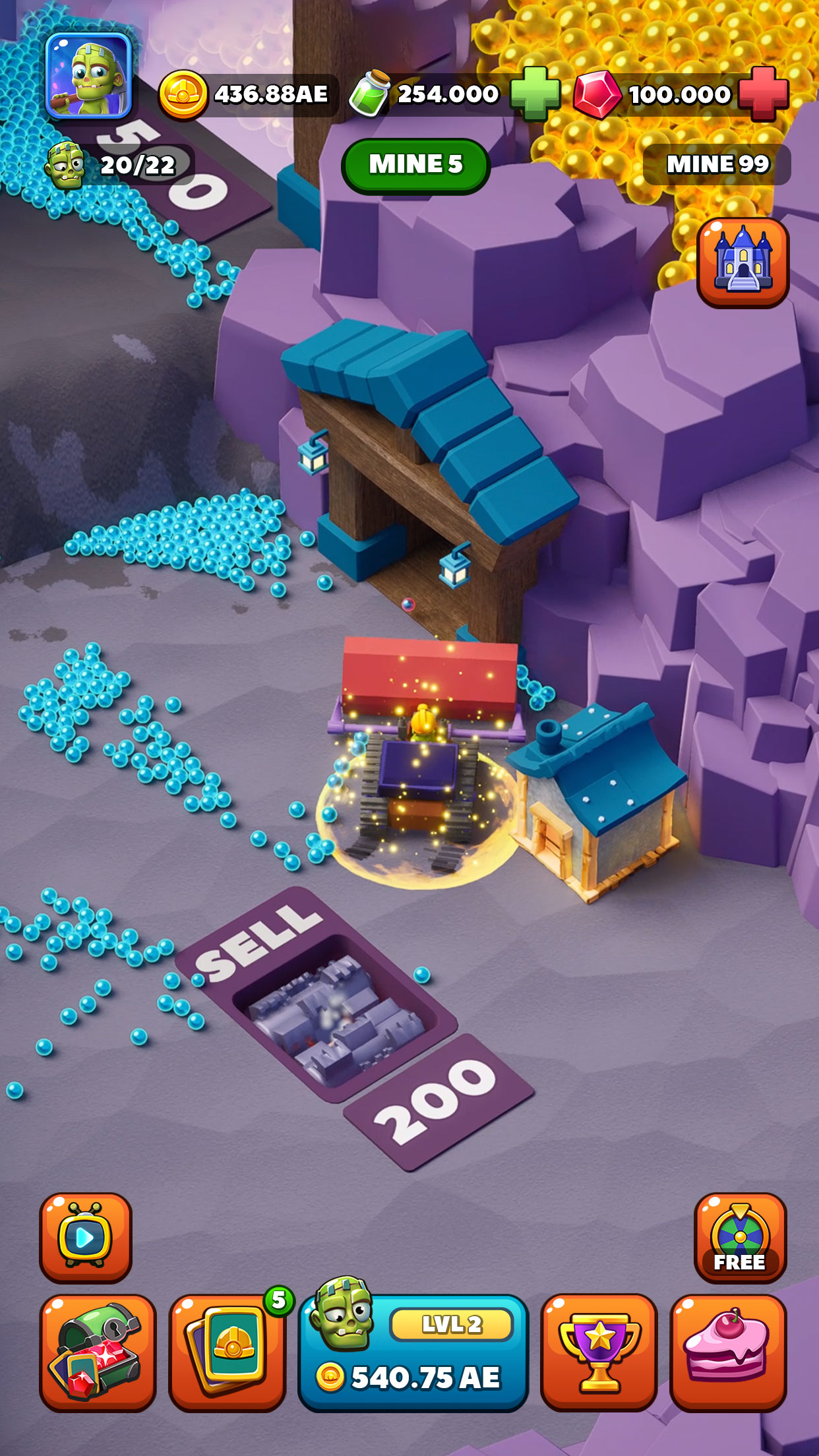 اسکرین شات 3 بازی Idle Zombie Miner: Gold Tycoon