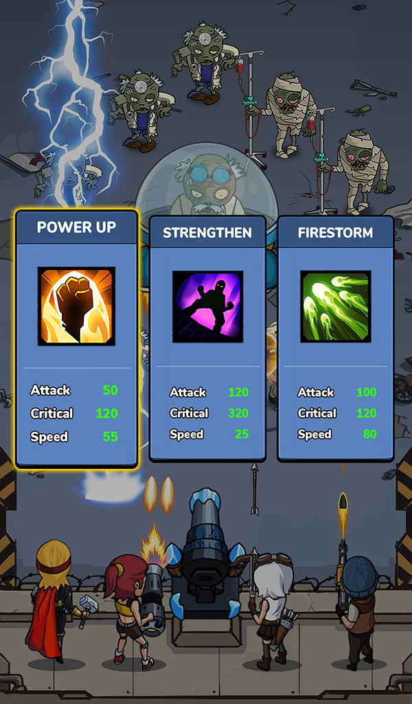 اسکرین شات 4 بازی Zombie War Idle Defense Game