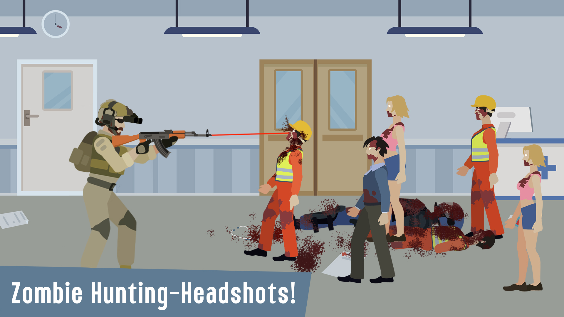 اسکرین شات 1 بازی Gun Simulator: Zombie War