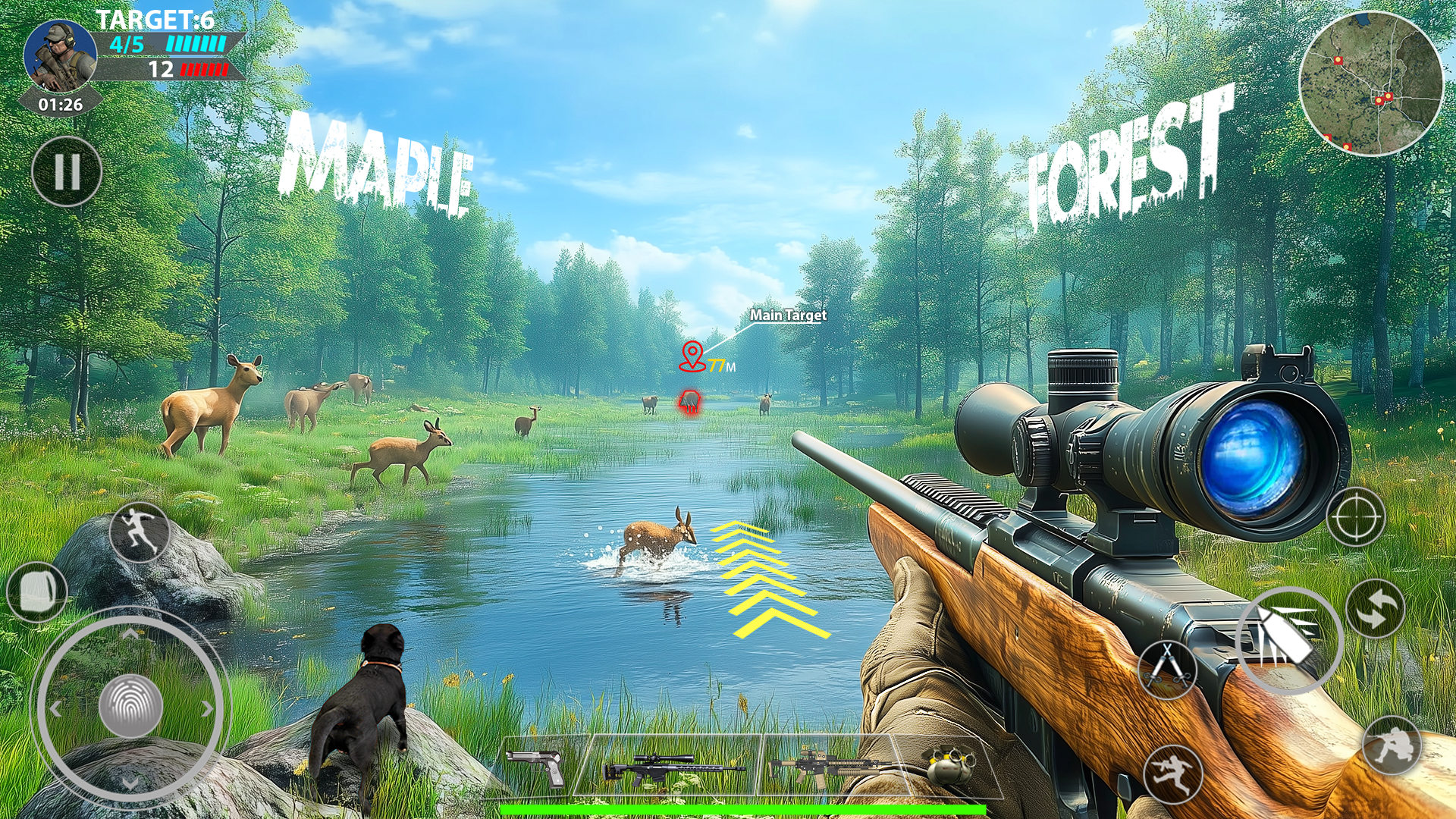 اسکرین شات 3 بازی Deer Hunt Gun Games Offline
