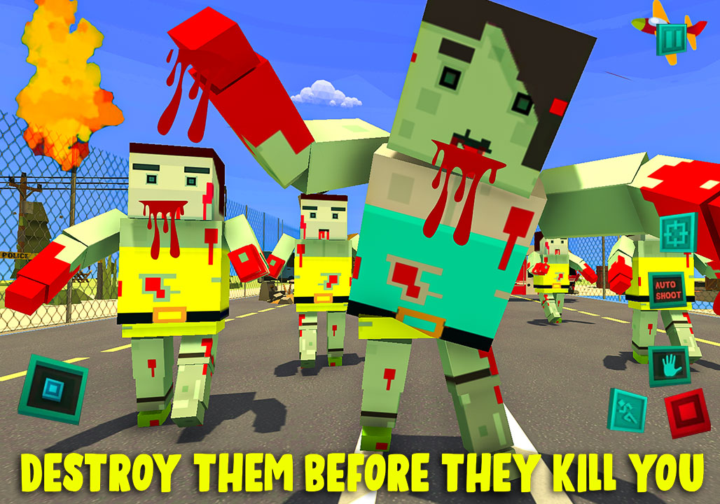 اسکرین شات 2 بازی Zombie Pixel Warrior 3D- The L