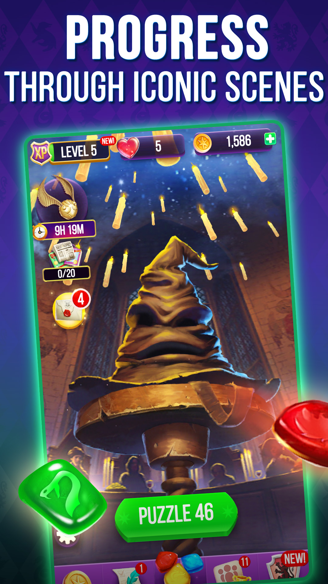 اسکرین شات 4 بازی Harry Potter: Puzzles & Spells