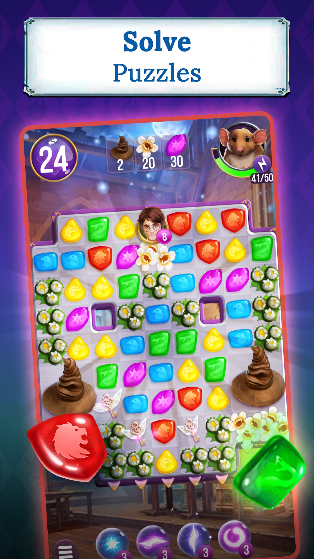 اسکرین شات 3 بازی Harry Potter: Puzzles & Spells