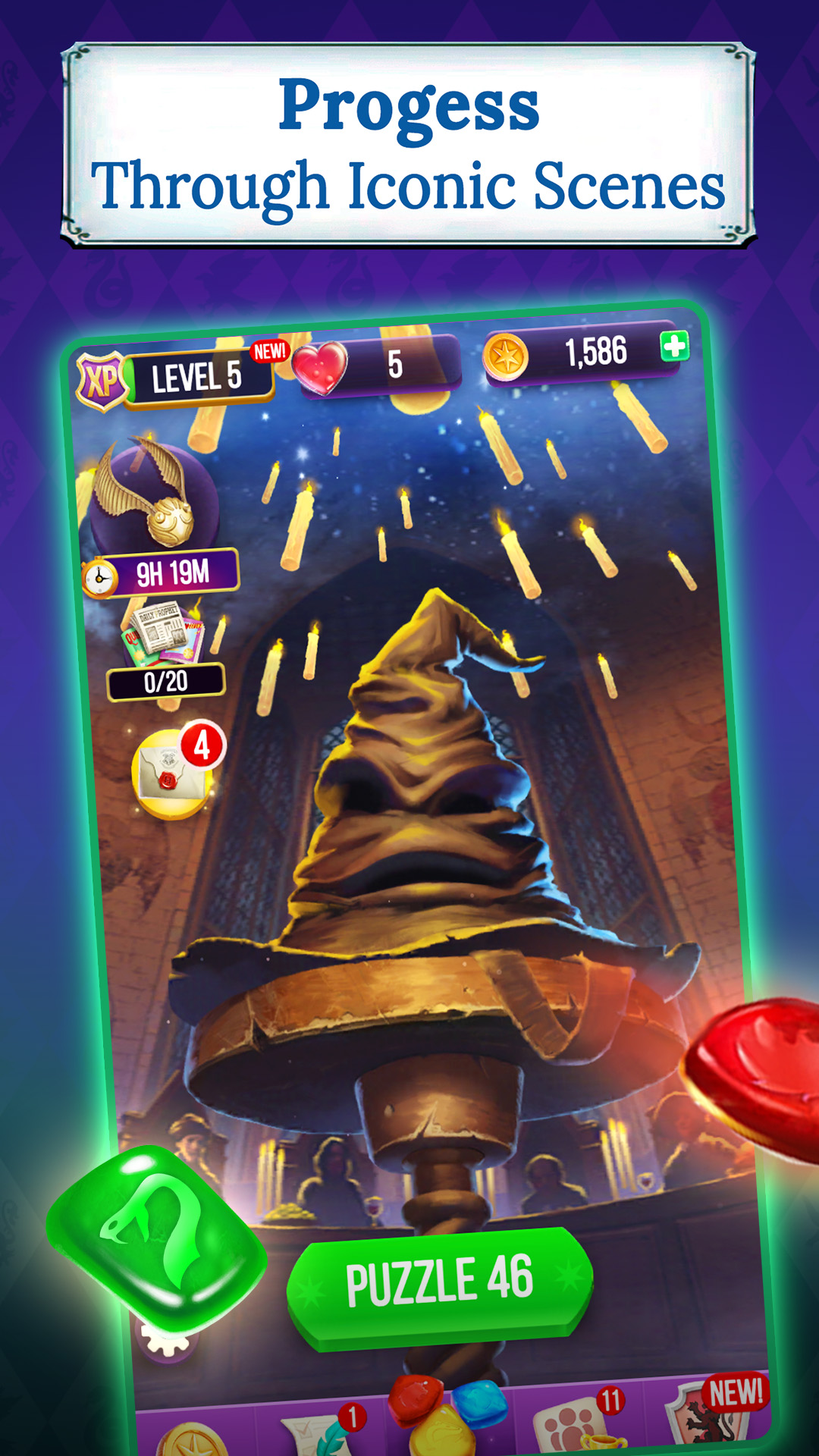 اسکرین شات 5 بازی Harry Potter: Puzzles & Spells