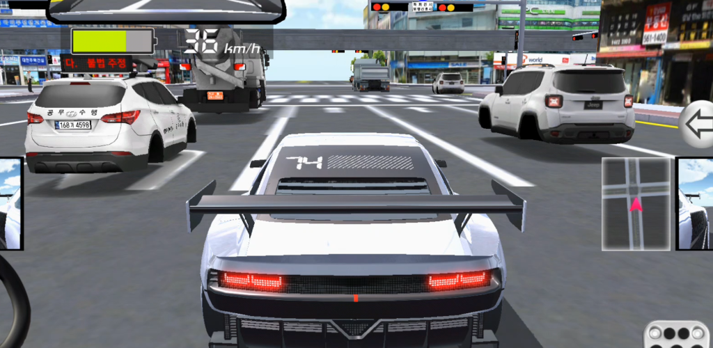 اسکرین شات 4 بازی 3D Driving Class 2