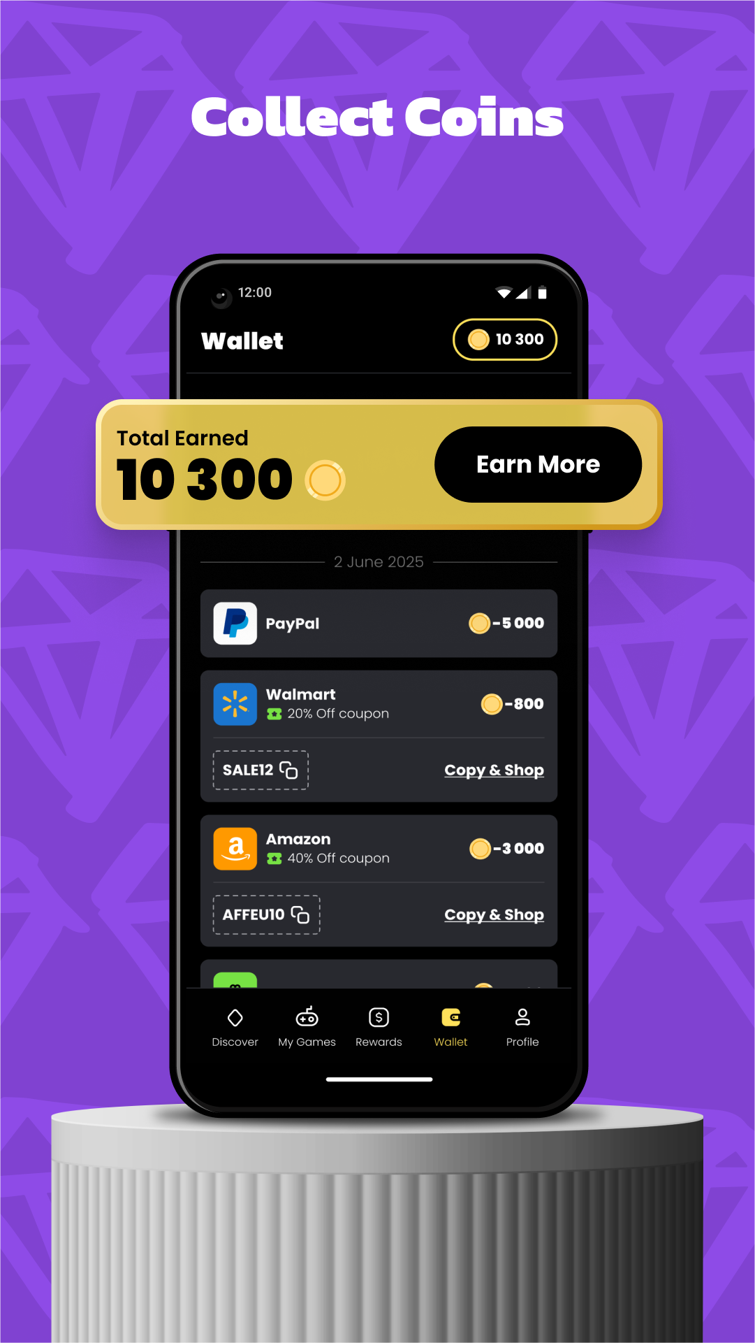 اسکرین شات 4 برنامه Coin Pop: Games & Rewards
