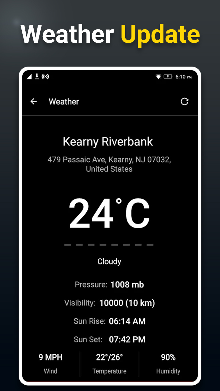 اسکرین شات 5 برنامه Compass - Digital Compass App