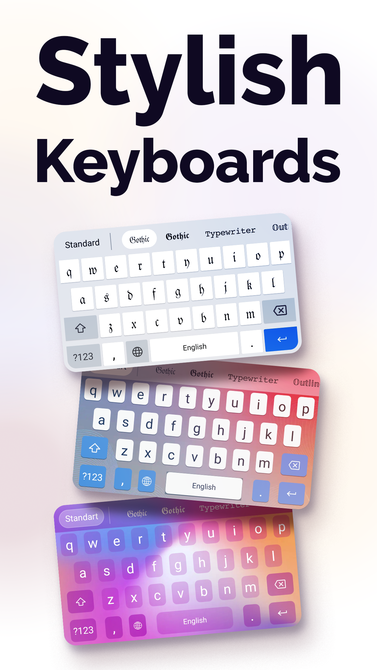 اسکرین شات 1 برنامه Fonts Art - Keyboard Fonts