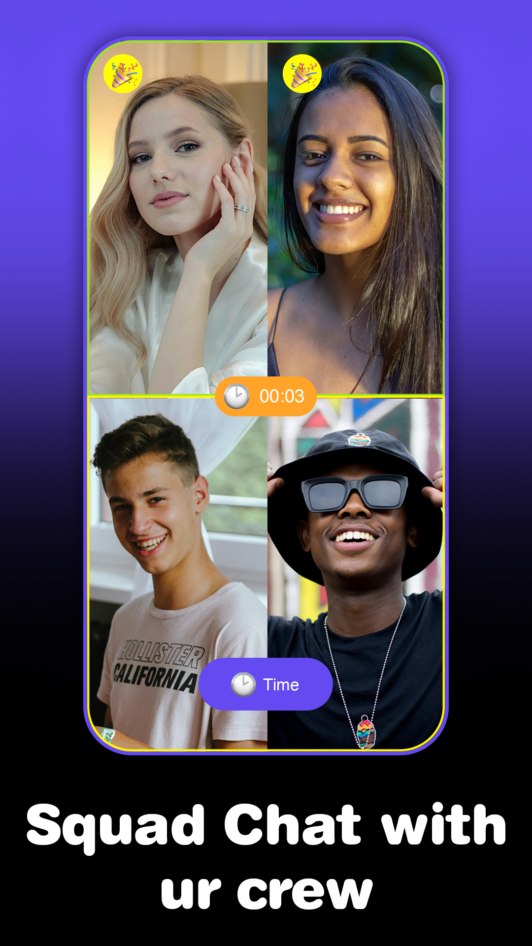 اسکرین شات 2 برنامه Monkey - make new friends