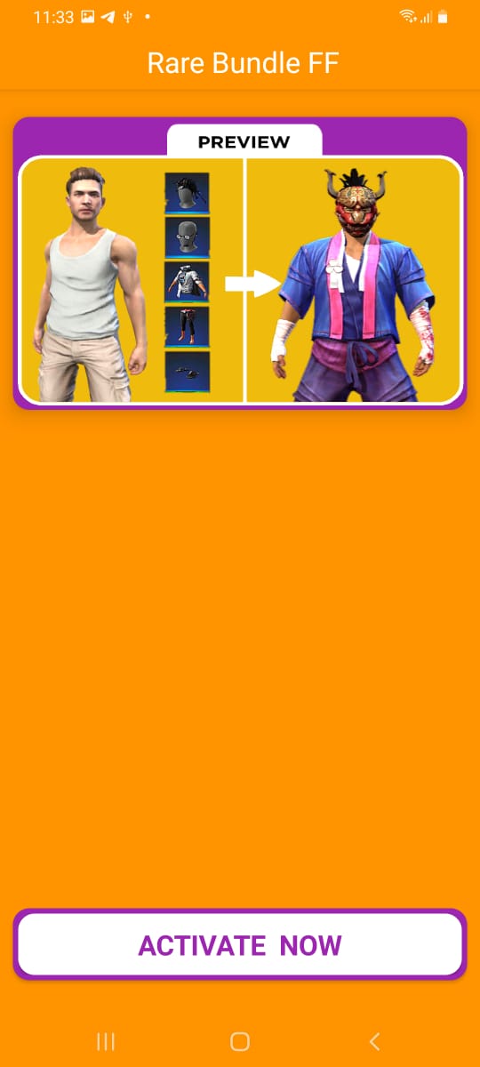 اسکرین شات 3 برنامه FF Rare Bundle : Hip Hop Bundle, Incubator Bundle