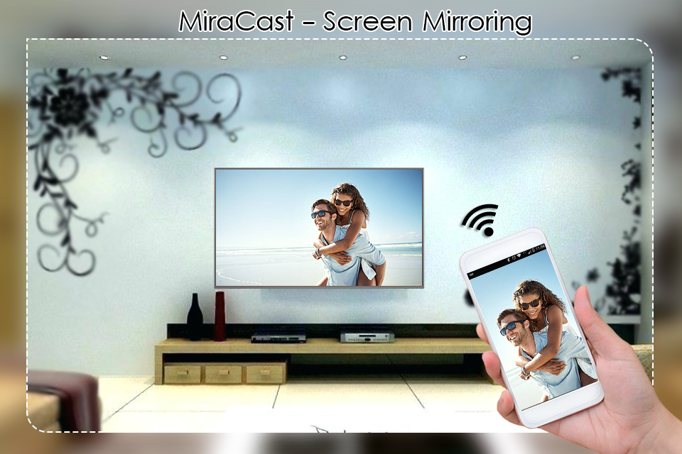 اسکرین شات 4 برنامه Miracast for Android to tv : W