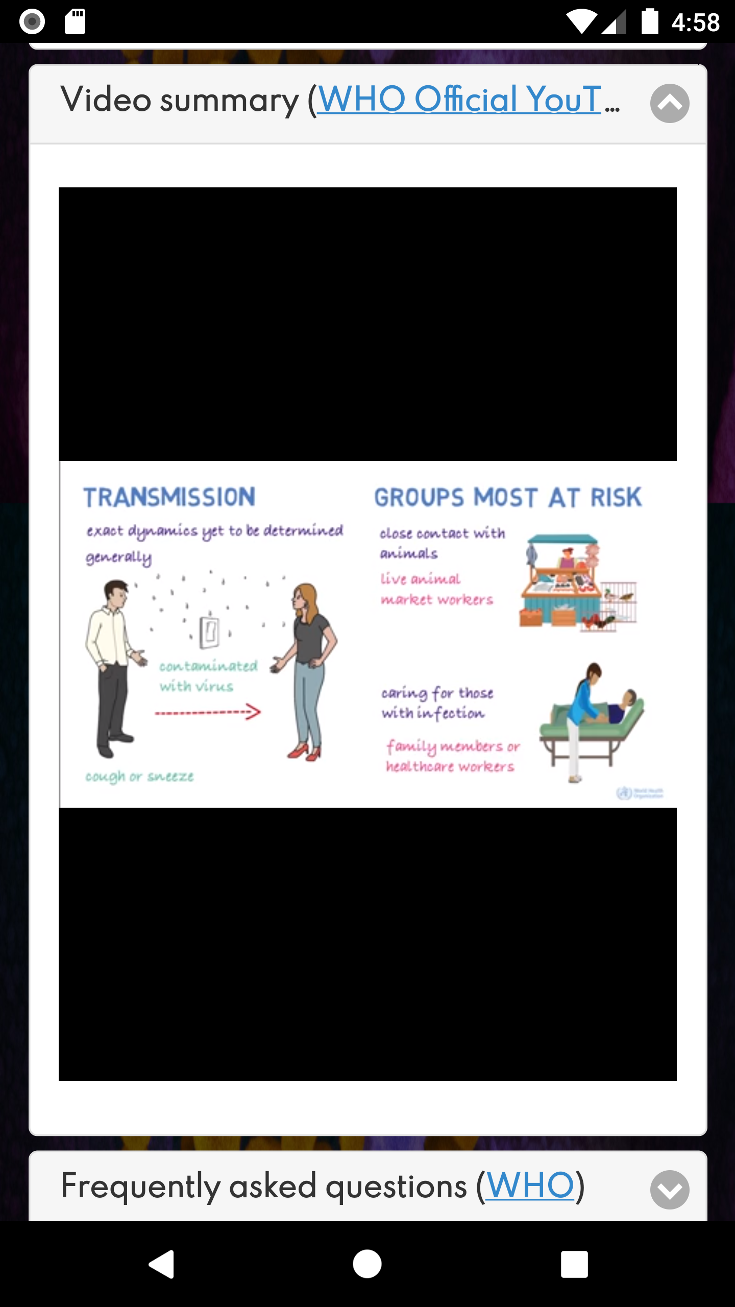 اسکرین شات 3 برنامه Coronavirus COVID 19: ردیاب زنده و علائم