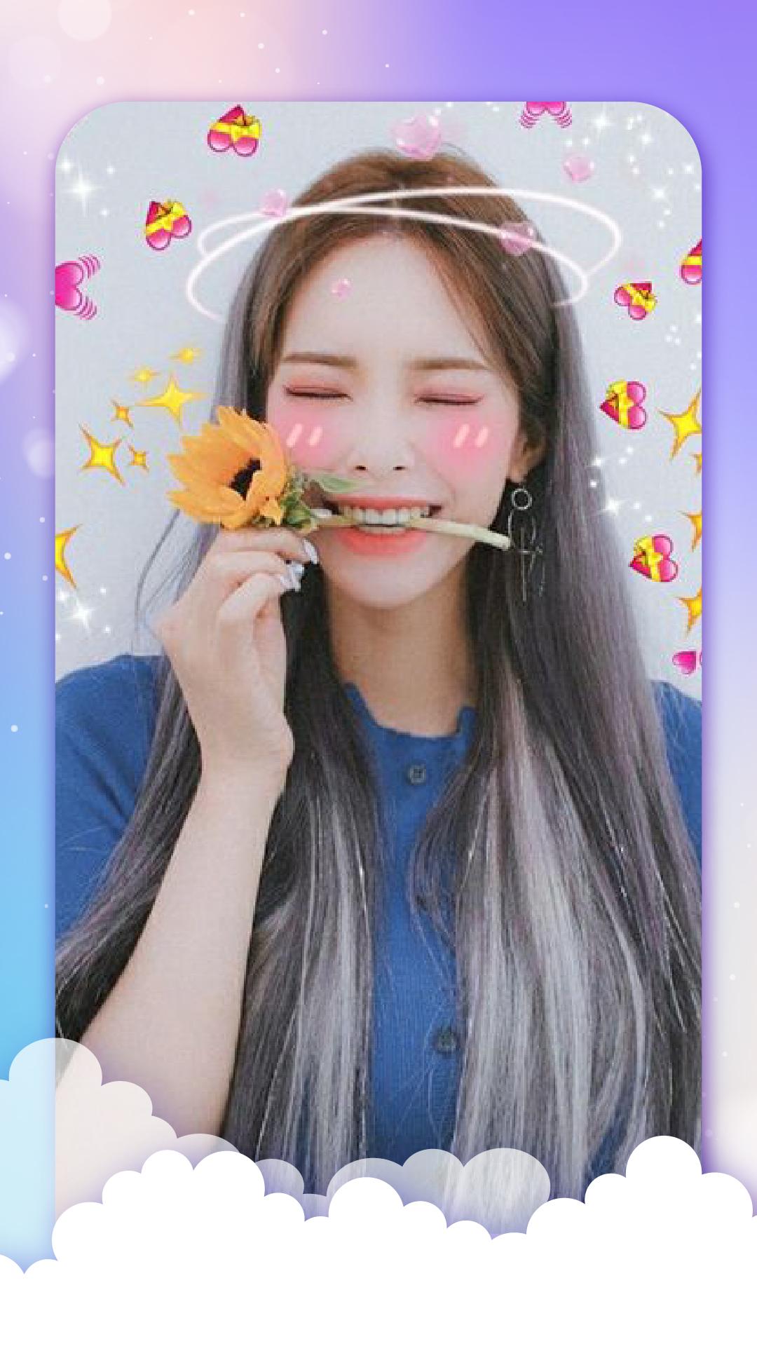 اسکرین شات 2 برنامه Face Selfie Beauty Photo Camer