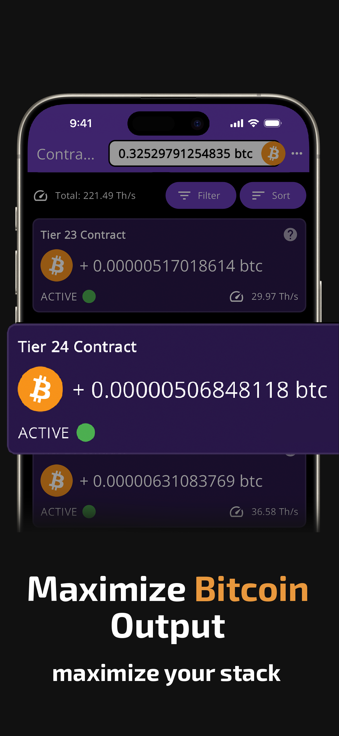 اسکرین شات 4 برنامه Bitcoin Mining (Crypto Miner)