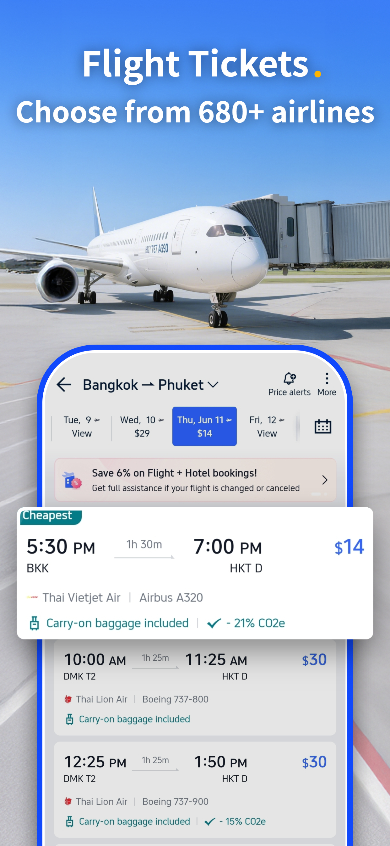 اسکرین شات 2 برنامه Trip.com: Book Flights, Hotels