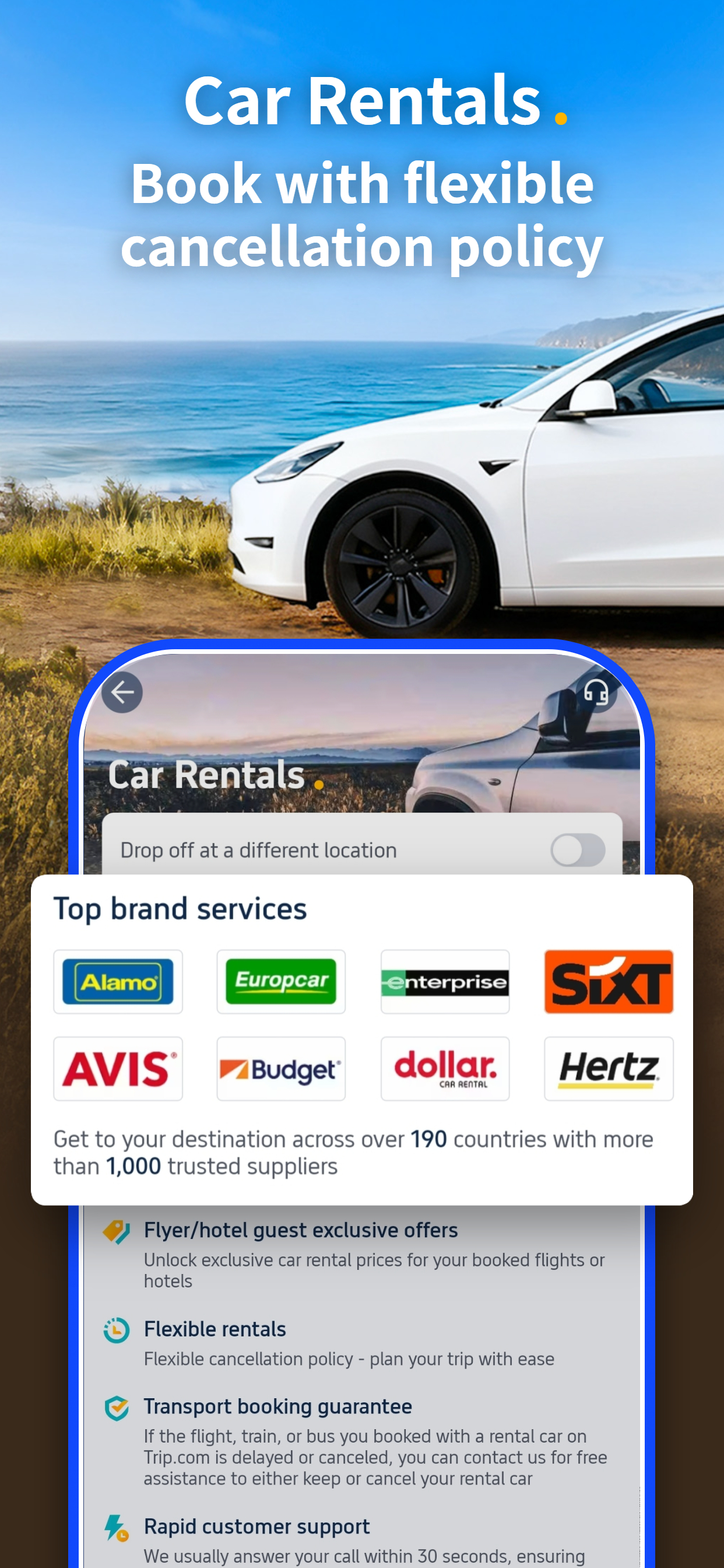 اسکرین شات 6 برنامه Trip.com: Book Flights, Hotels