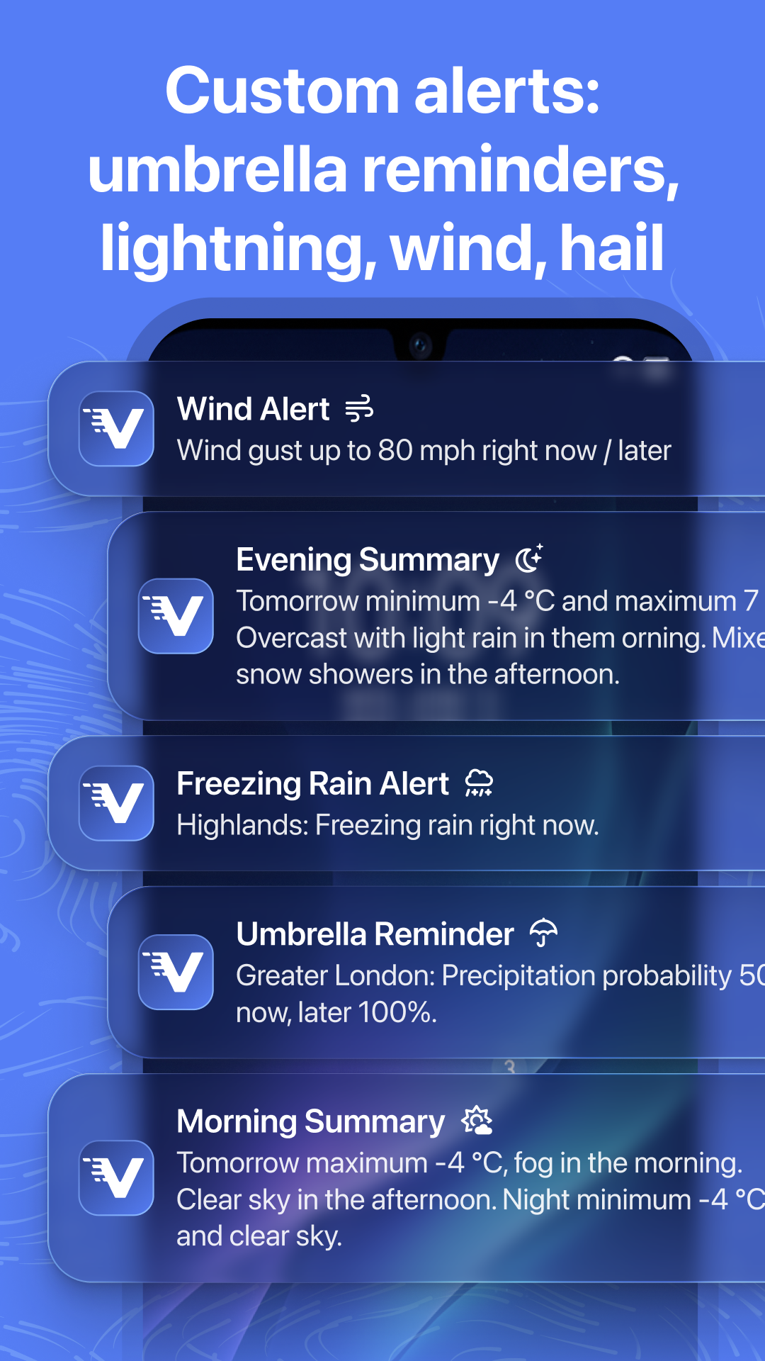 اسکرین شات 3 برنامه Ventusky: Weather Forecast