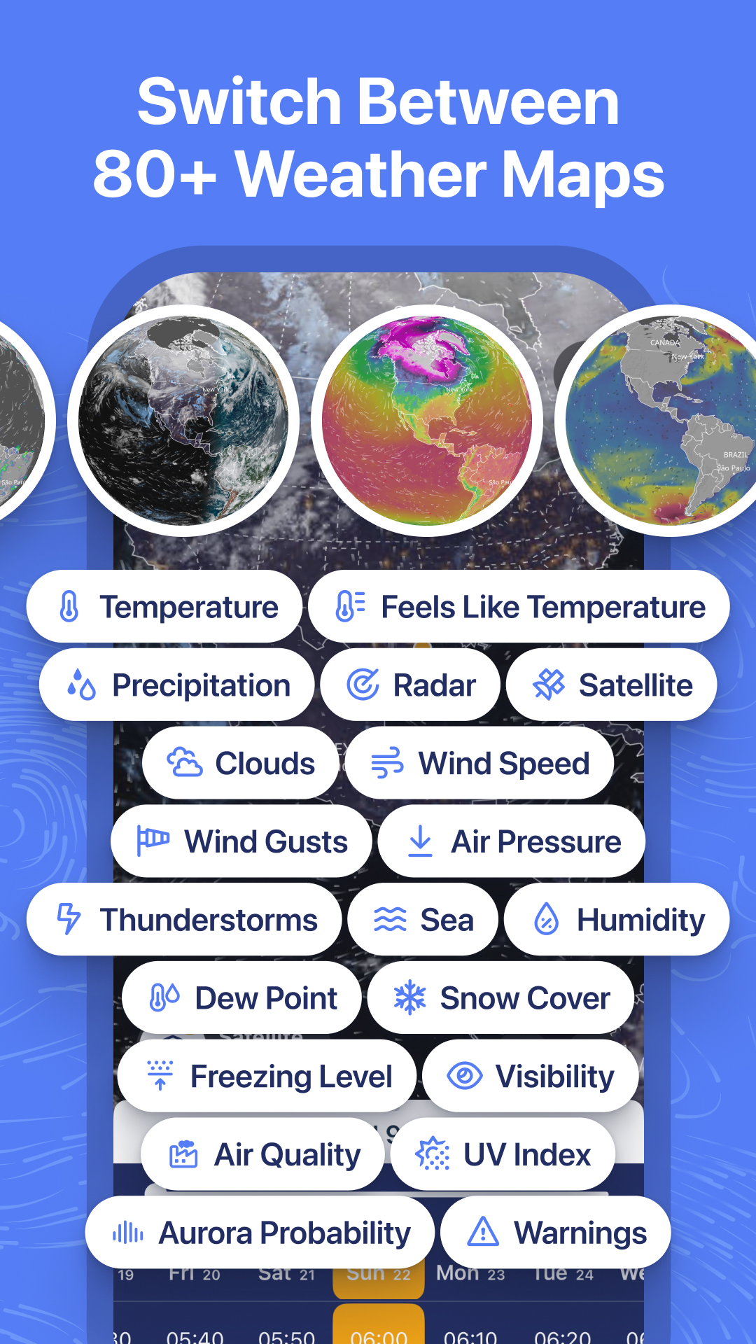 اسکرین شات 4 برنامه Ventusky: Weather Forecast
