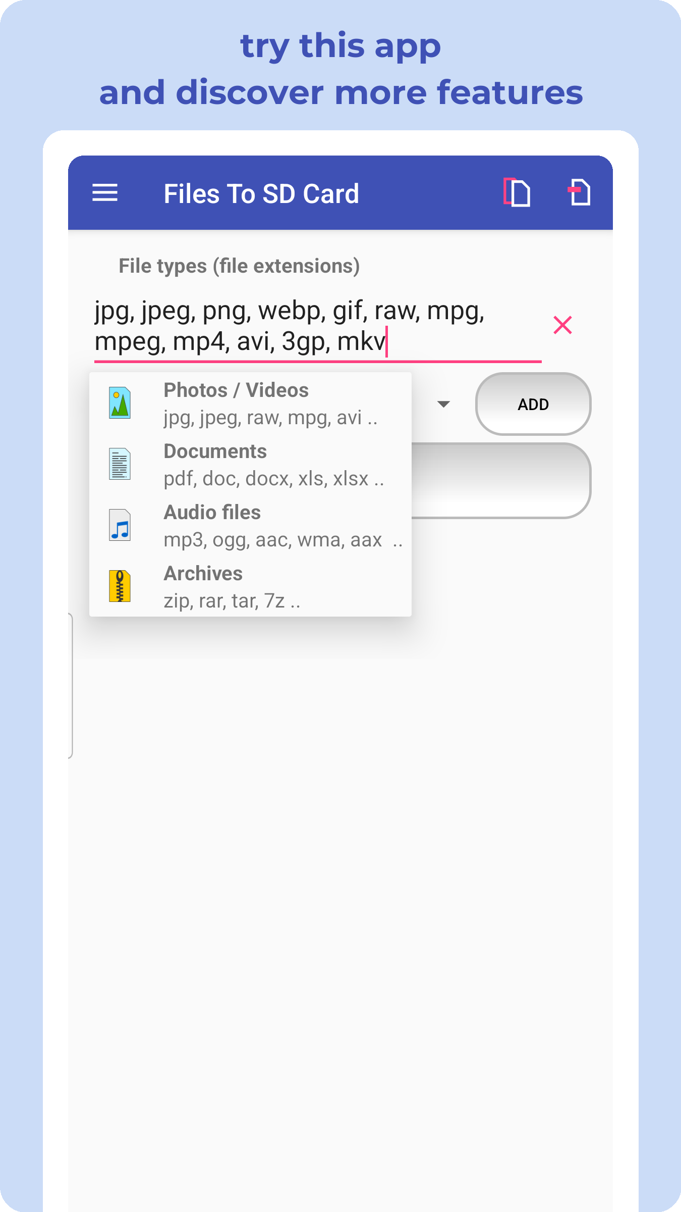 اسکرین شات 8 برنامه Move Files to SD Card & USB