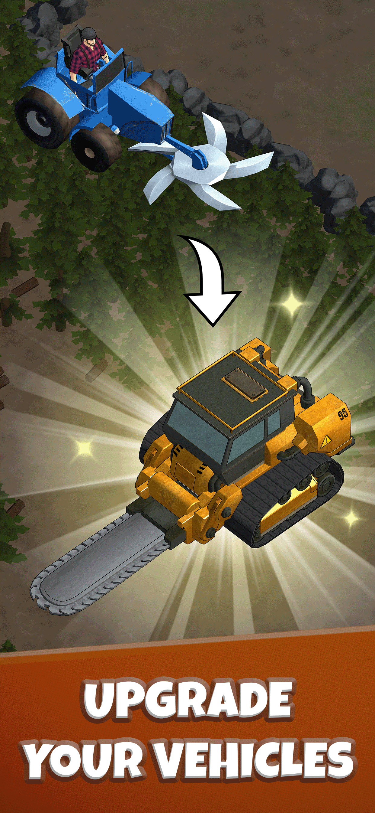 اسکرین شات 3 بازی Idle Lumber Chopper Empire Inc