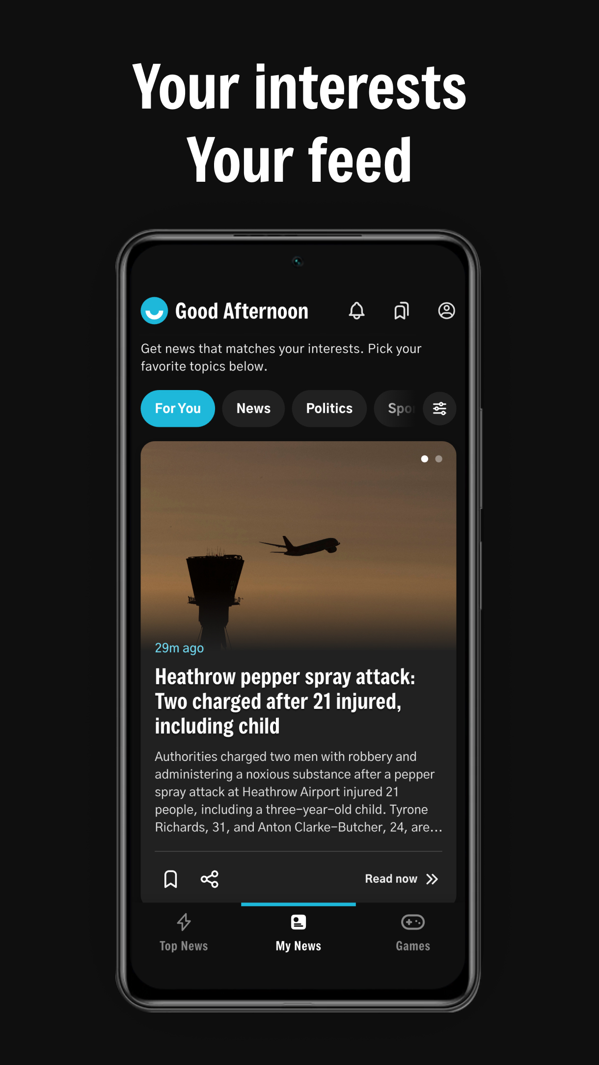 اسکرین شات 4 برنامه Upday | Local & World News