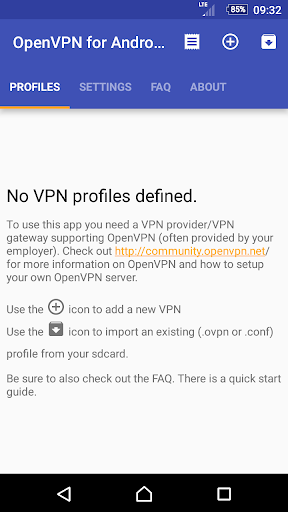 اسکرین شات 5 برنامه OpenVPN for Android