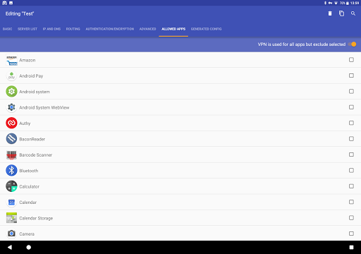 اسکرین شات 8 برنامه OpenVPN for Android