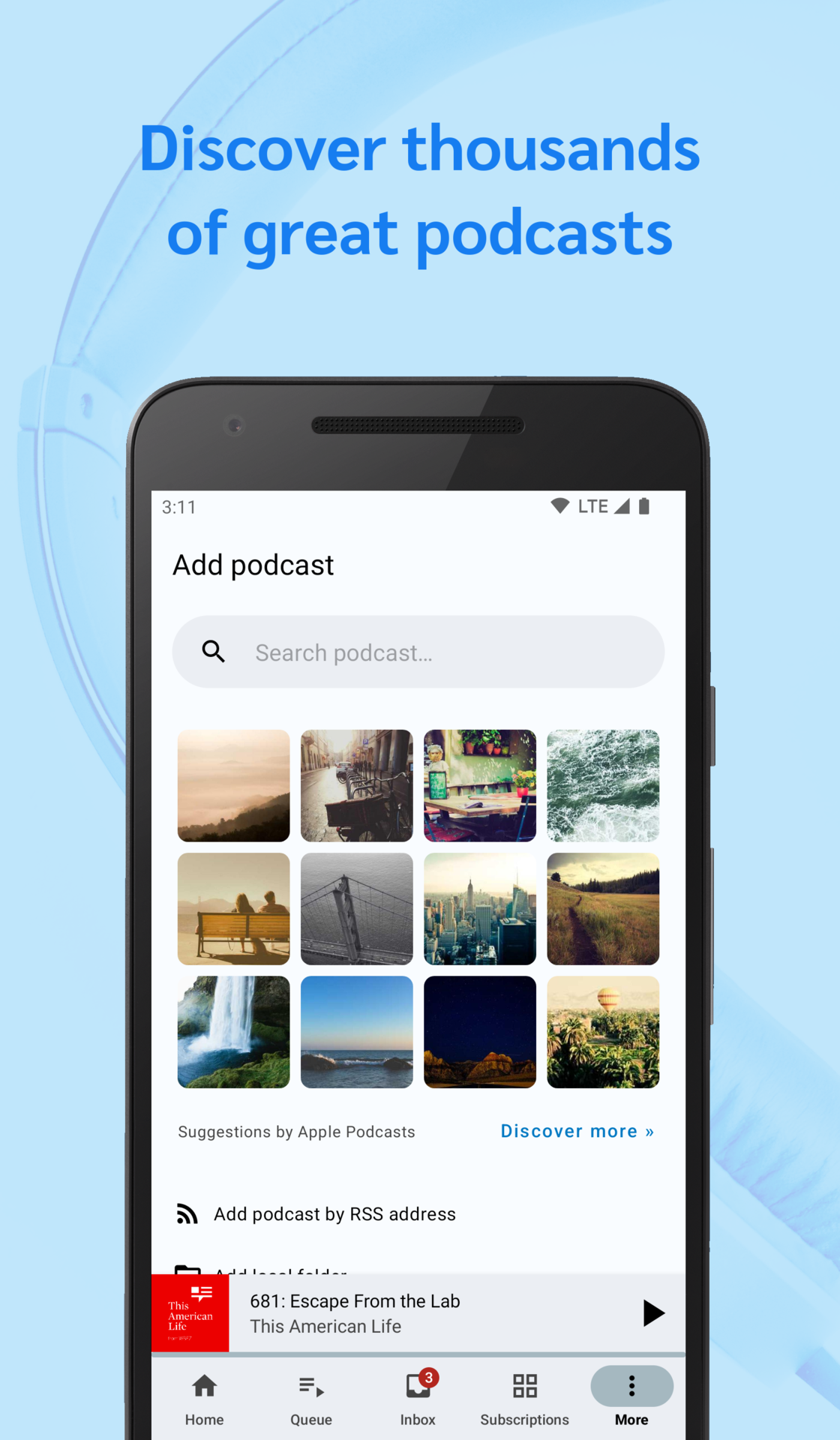 اسکرین شات 6 برنامه AntennaPod - Podcast Player