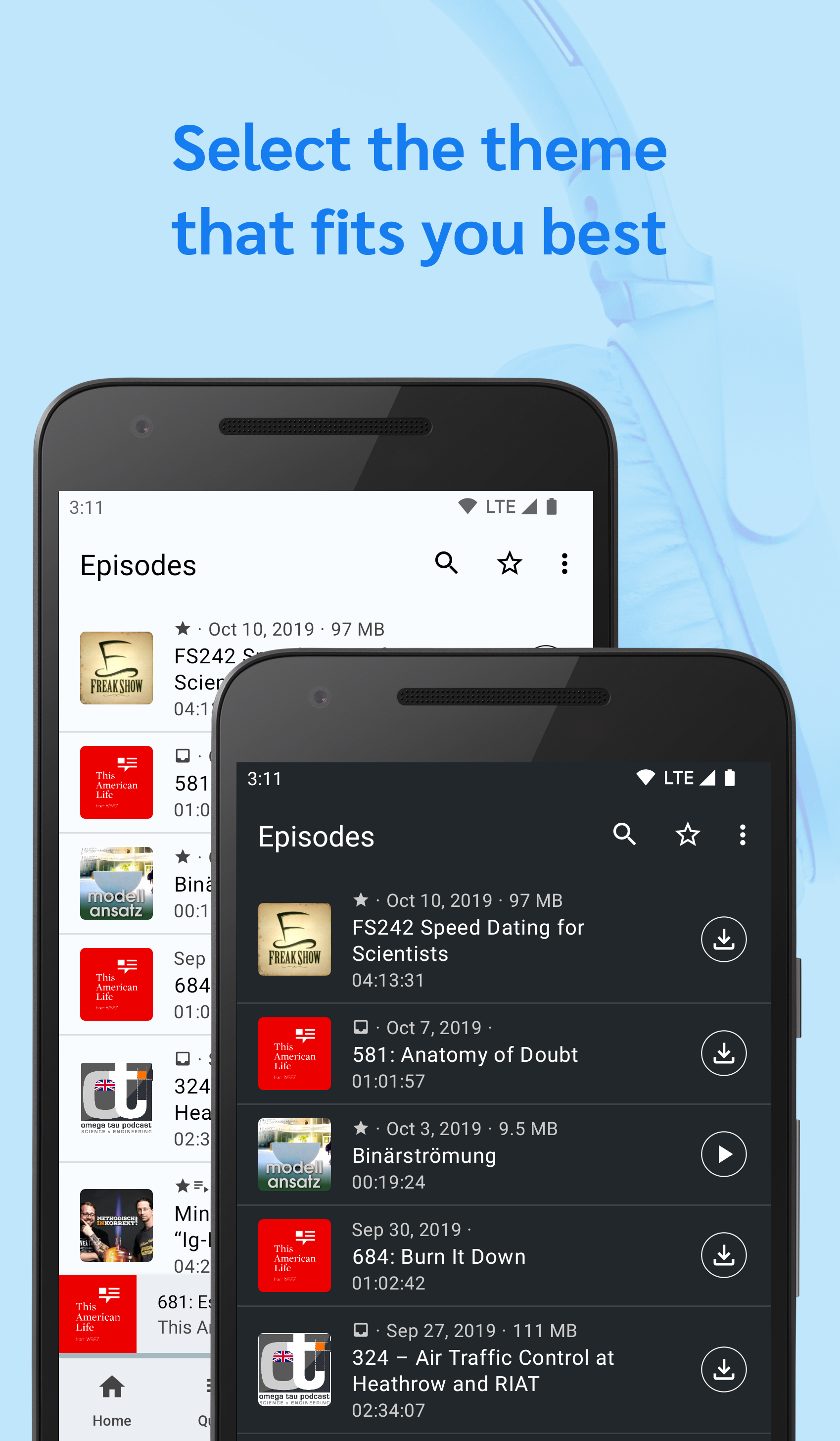 اسکرین شات 3 برنامه AntennaPod - Podcast Player