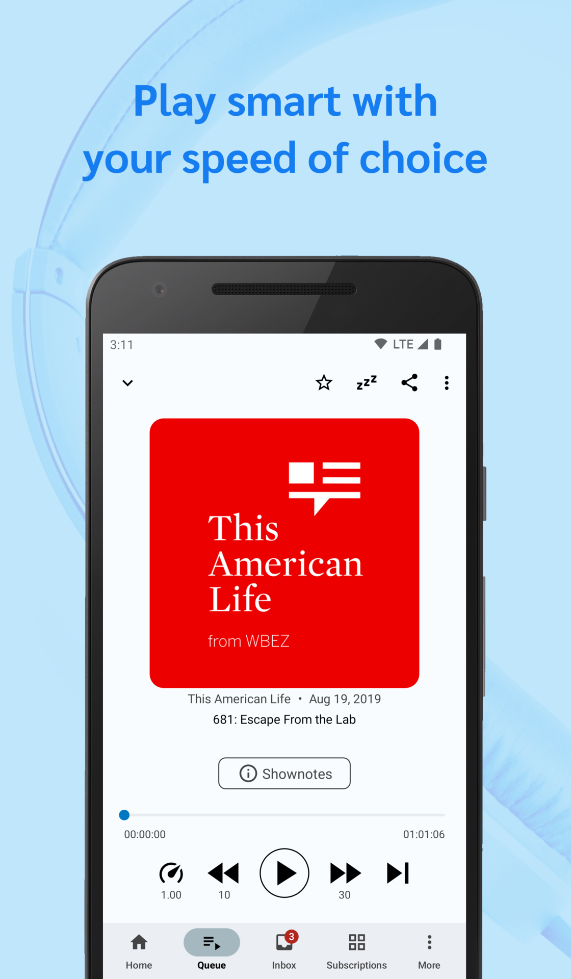اسکرین شات 4 برنامه AntennaPod - Podcast Player