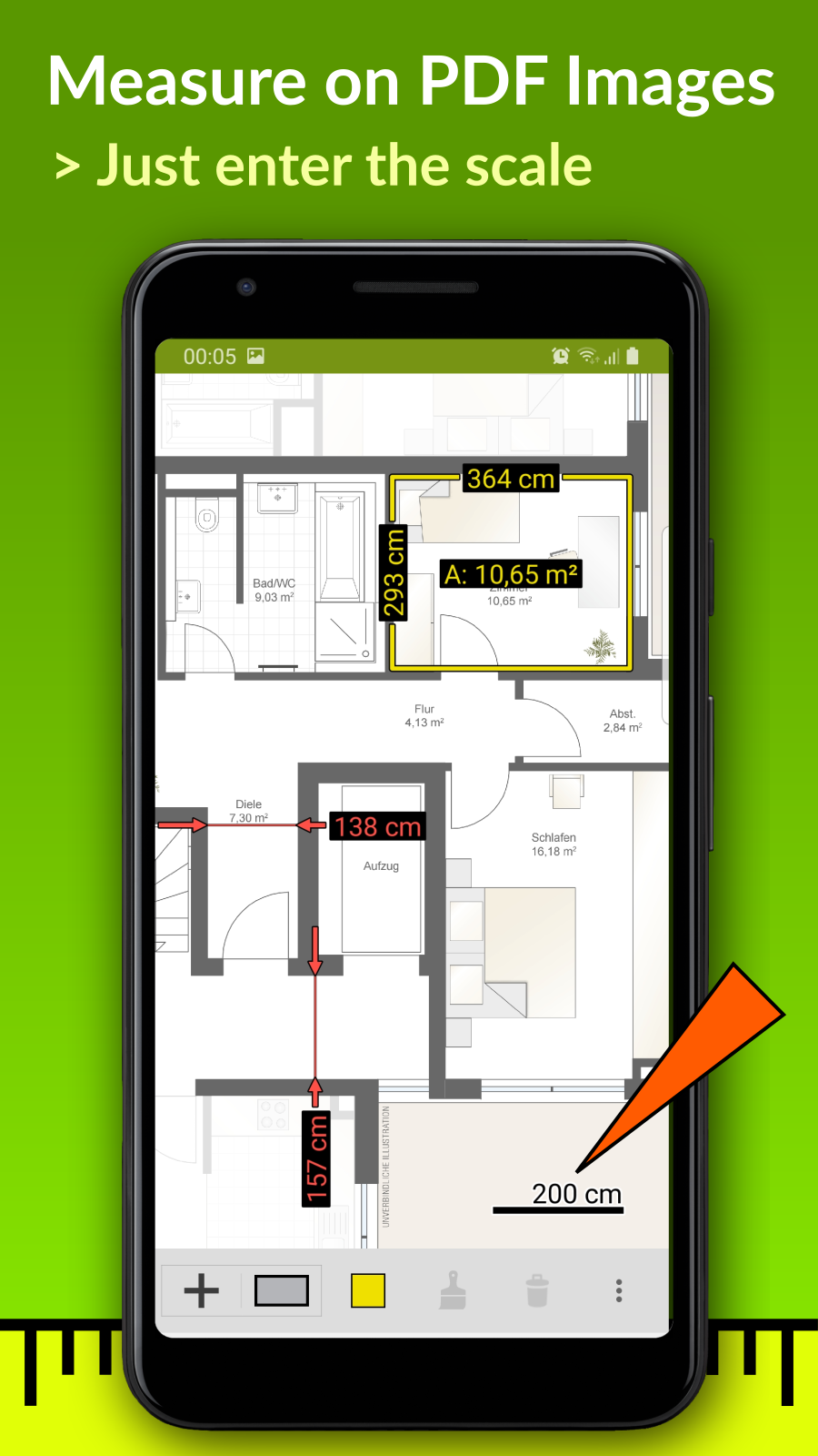 اسکرین شات 4 برنامه ImageMeter - photo measure