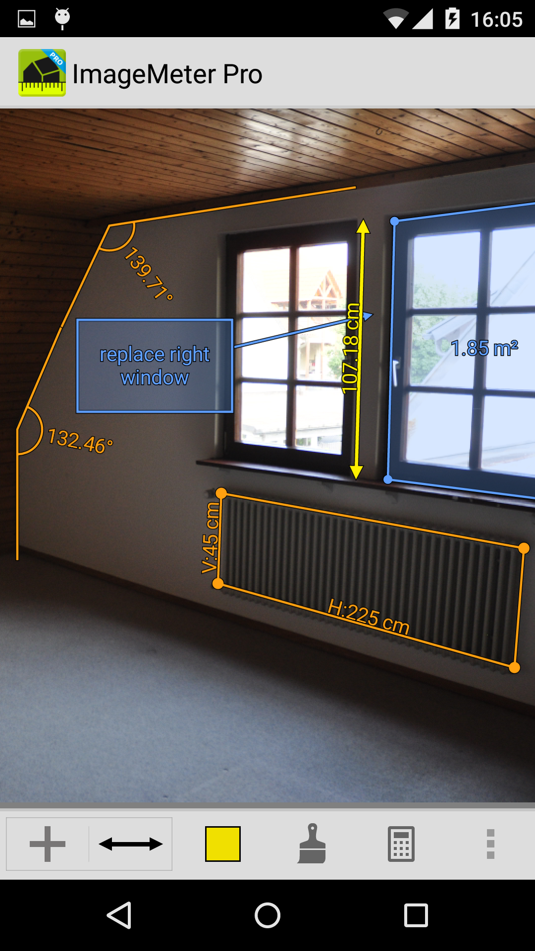 اسکرین شات 8 برنامه ImageMeter - photo measure