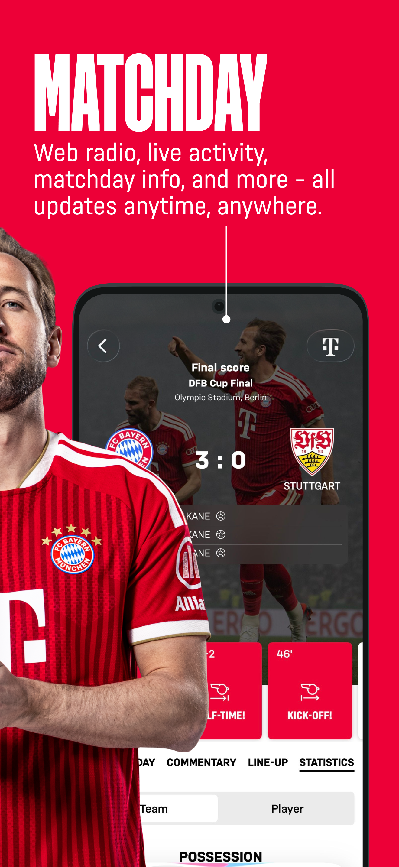اسکرین شات 3 برنامه FC Bayern München