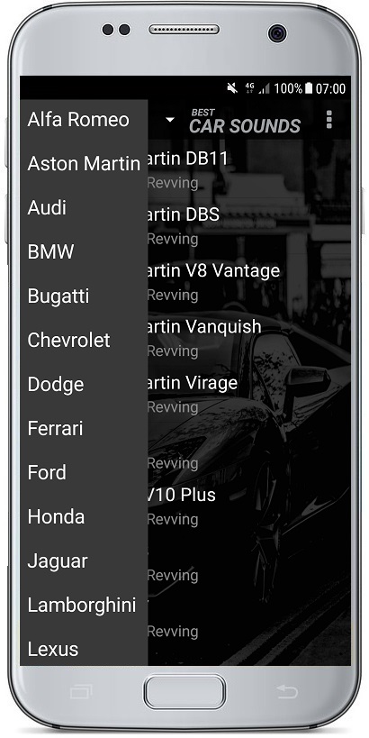 اسکرین شات 2 برنامه CAR SOUNDS