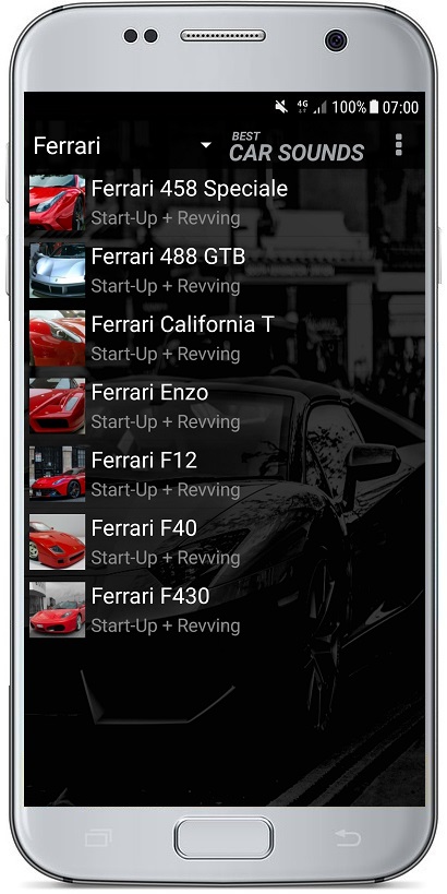 اسکرین شات 3 برنامه CAR SOUNDS