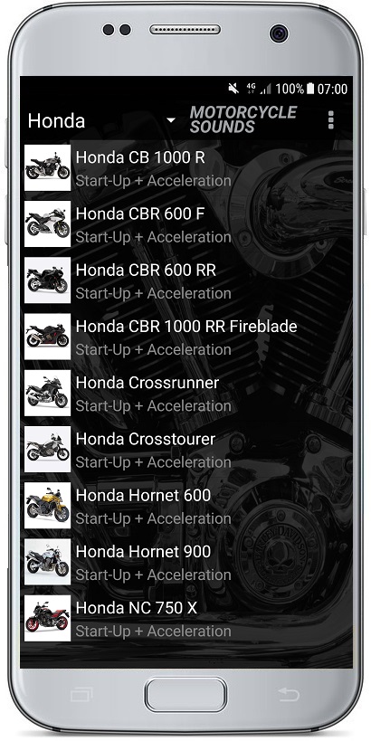 اسکرین شات 4 برنامه BIKE & MOTORCYCLE SOUNDS