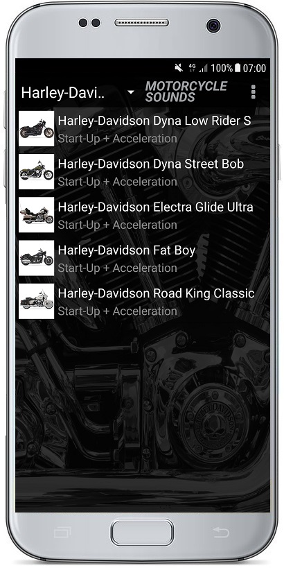 اسکرین شات 3 برنامه BIKE & MOTORCYCLE SOUNDS