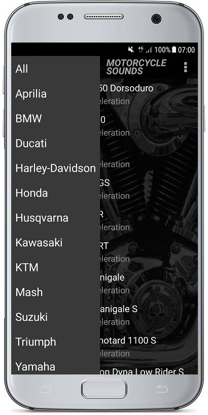 اسکرین شات 2 برنامه BIKE & MOTORCYCLE SOUNDS