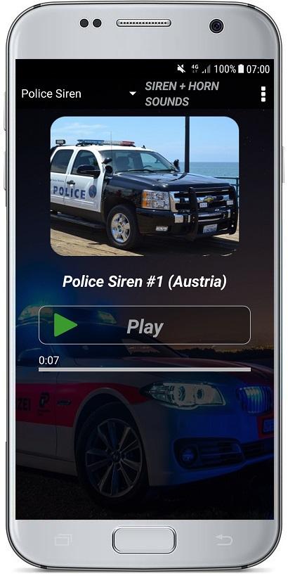 اسکرین شات 5 برنامه SIREN + HORN SOUNDS