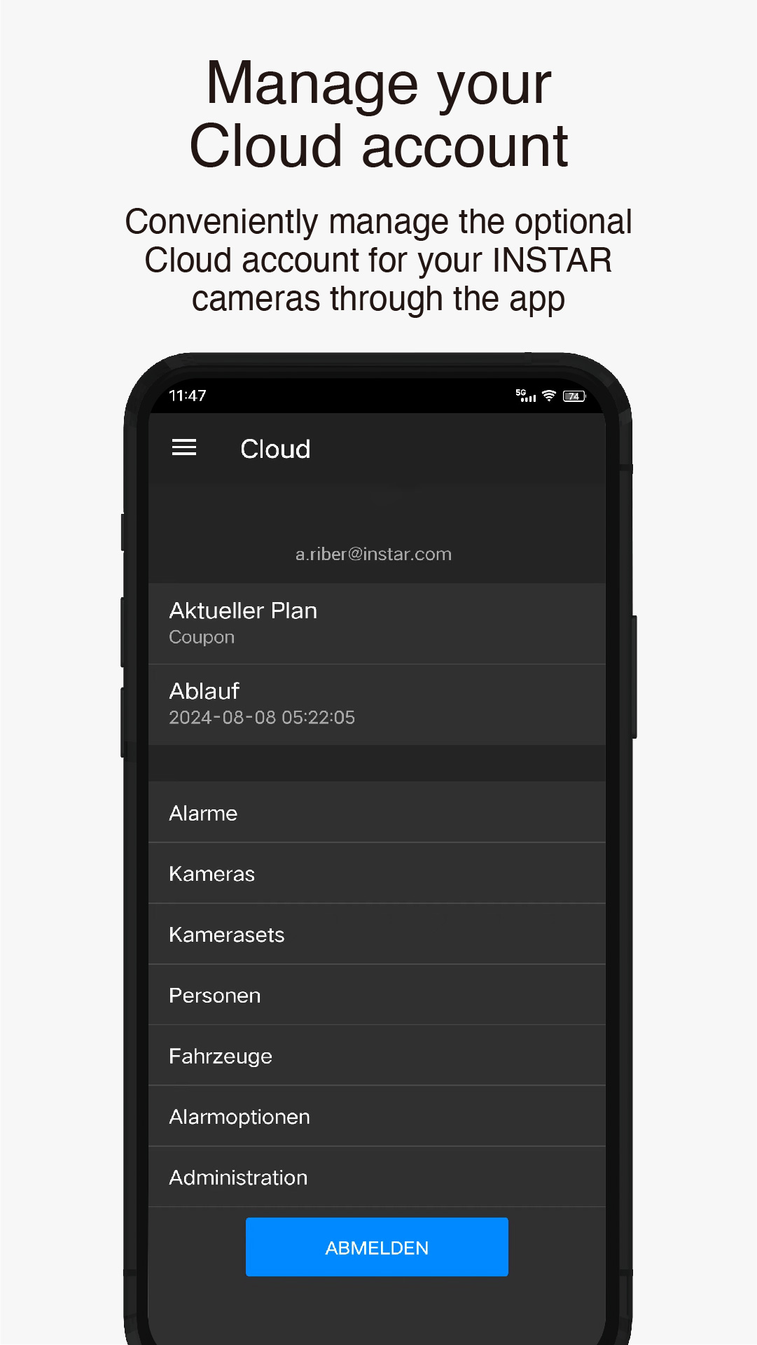 اسکرین شات 5 برنامه InstarVision