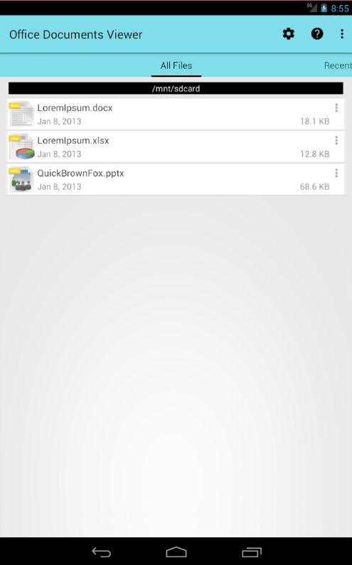 اسکرین شات 3 برنامه Office Documents Viewer