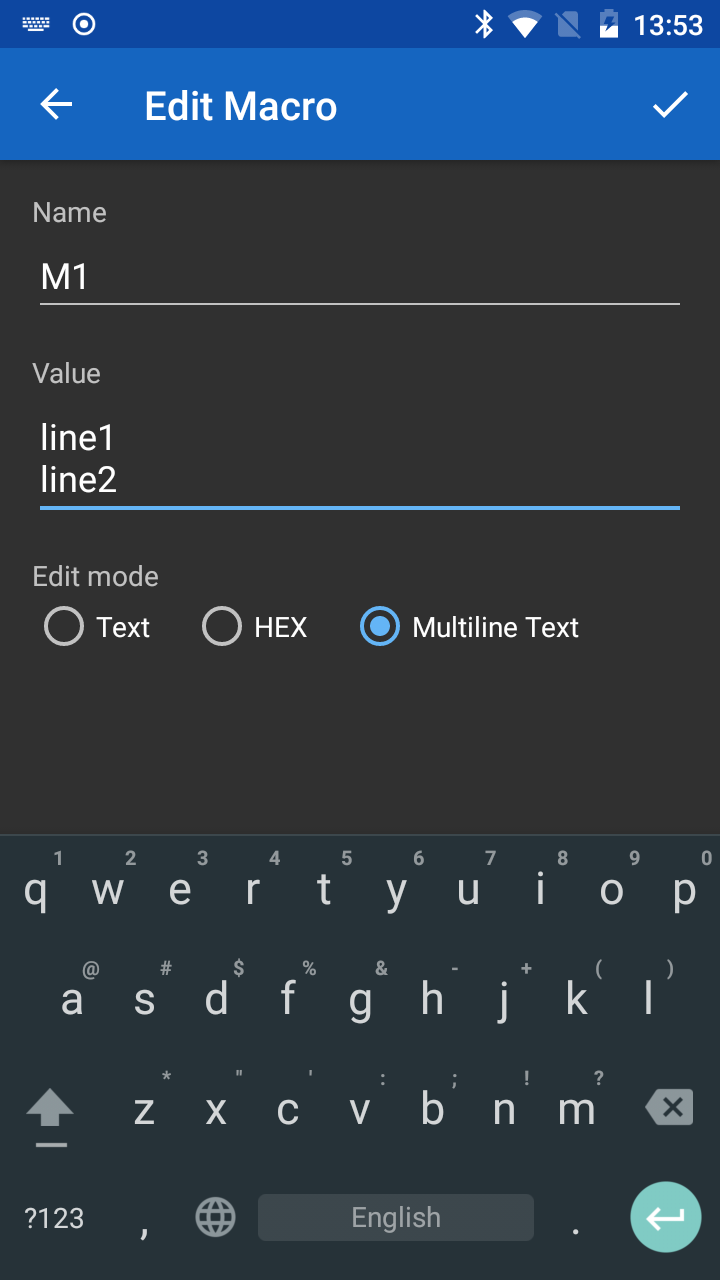 اسکرین شات 4 برنامه Serial Bluetooth Terminal