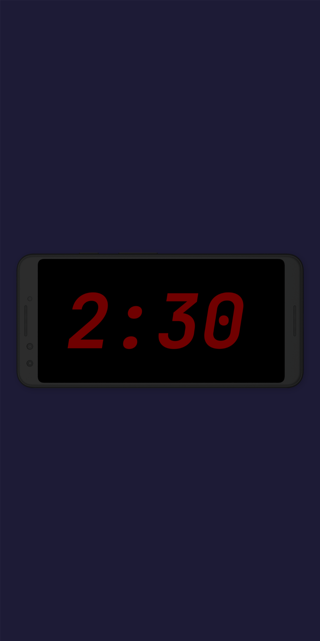 اسکرین شات 4 برنامه Night Clock (Digital Clock)