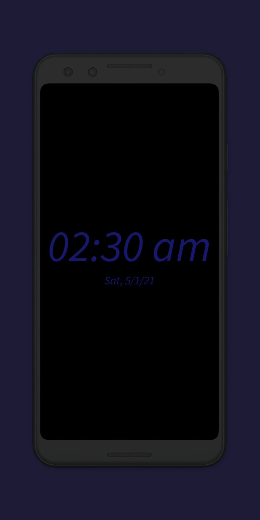 اسکرین شات 7 برنامه Night Clock (Digital Clock)