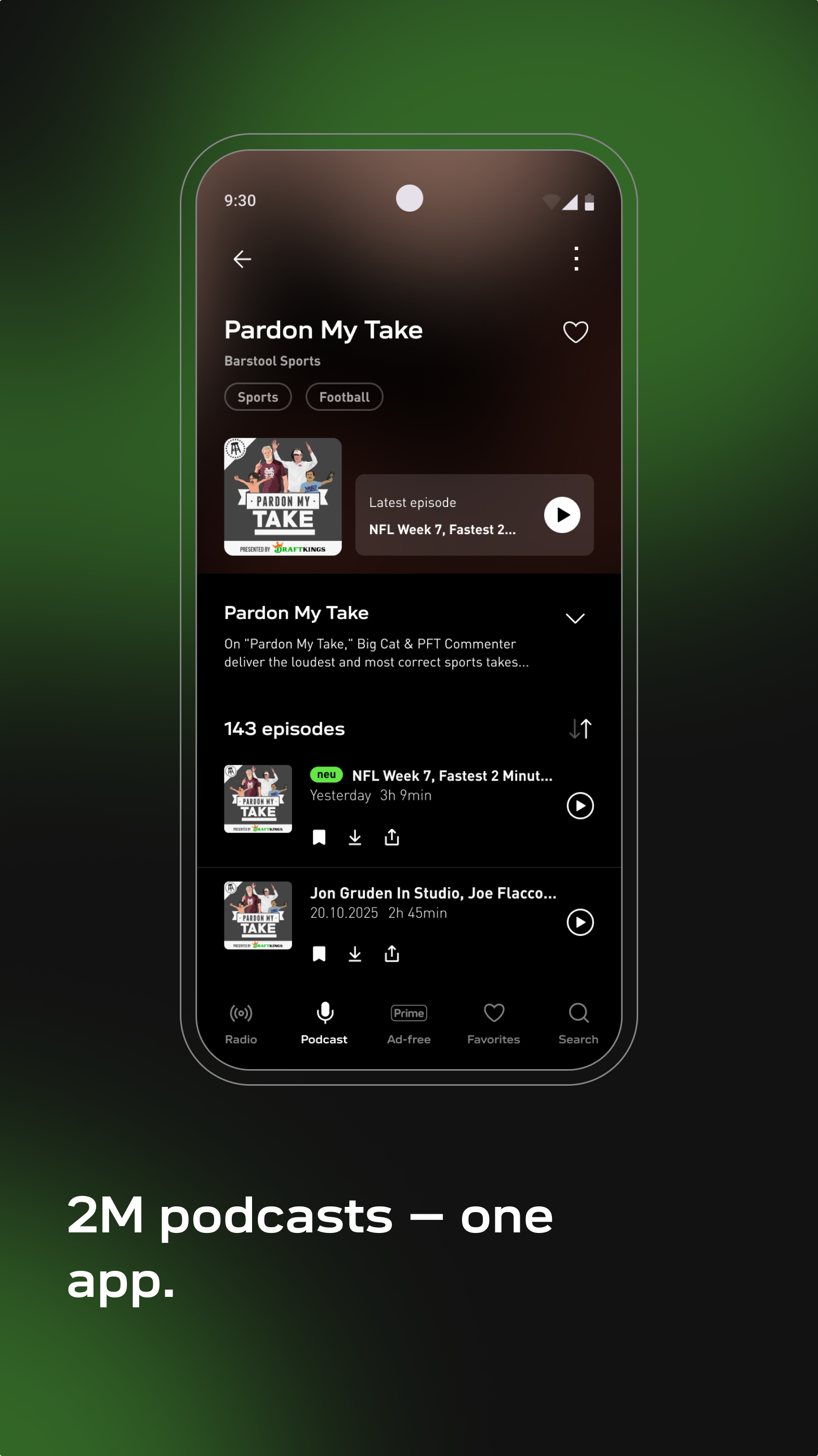 اسکرین شات 5 برنامه radio.net - Live FM radio