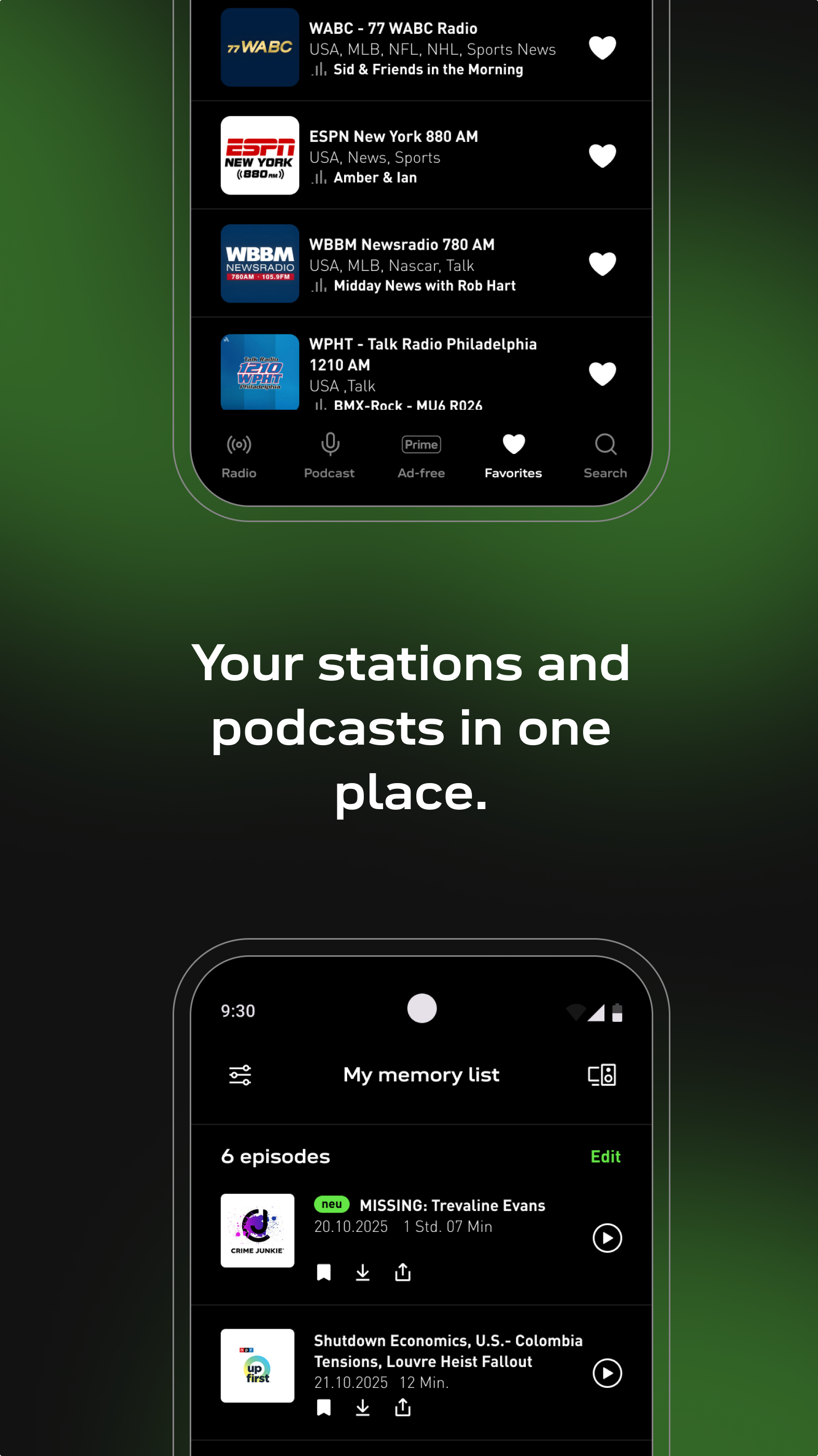 اسکرین شات 4 برنامه radio.net - Live FM radio