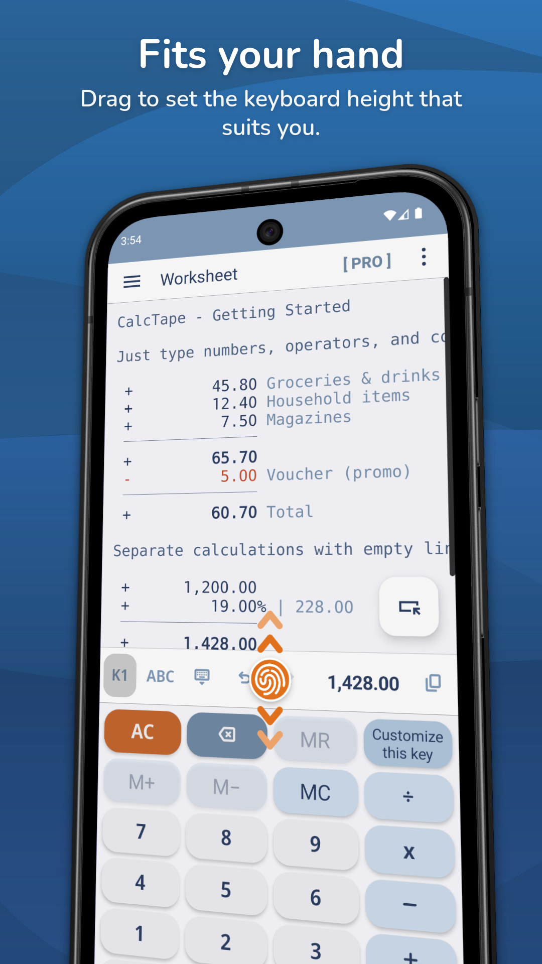 اسکرین شات 5 برنامه CalcTape Calculator with Tape