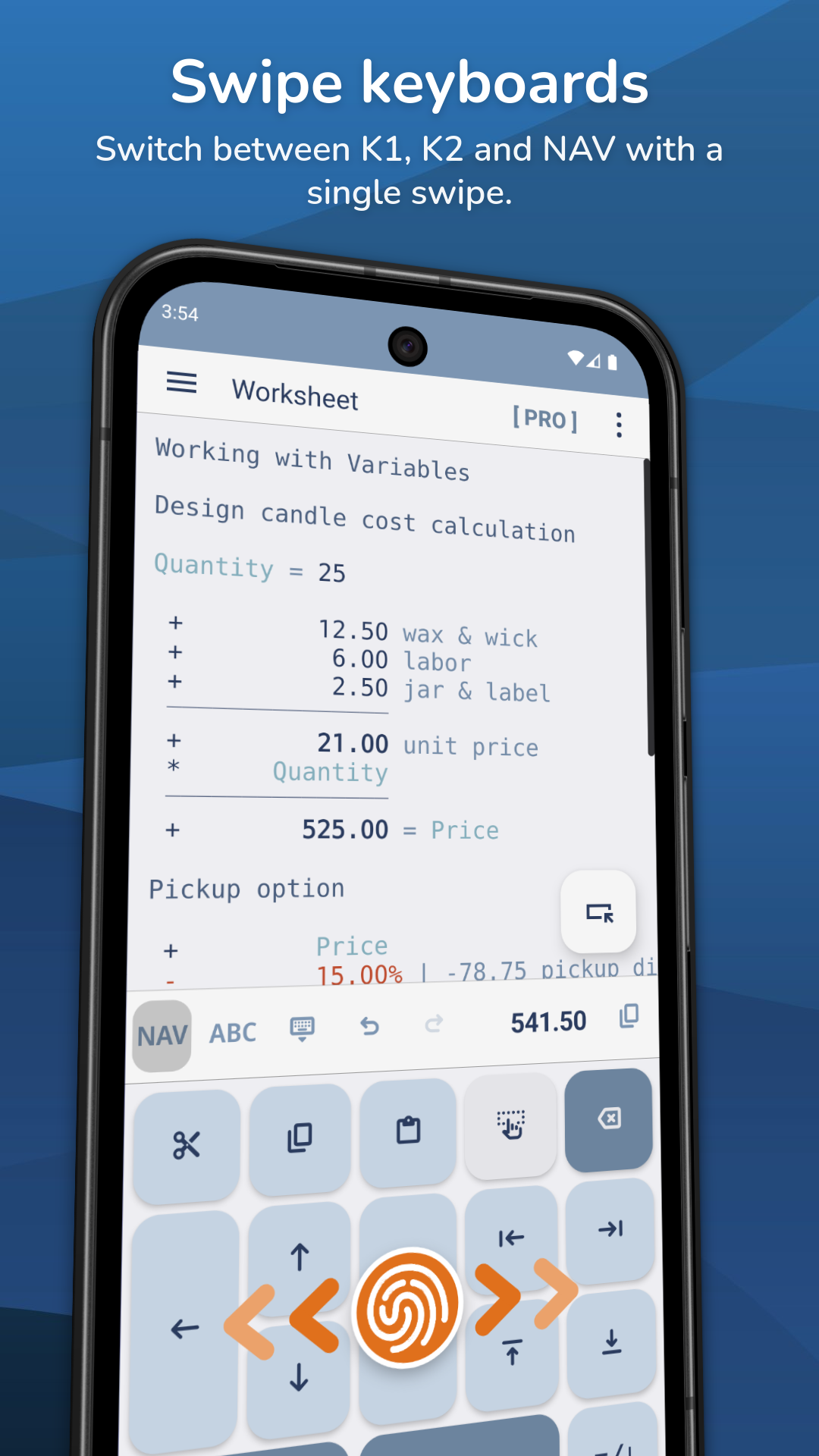 اسکرین شات 4 برنامه CalcTape Calculator with Tape